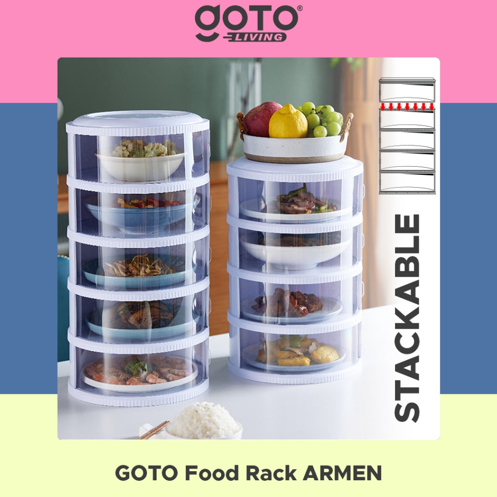 Jual LANGSUNG ATC Goto Armen Tudung Saji Food Rack Storage Rantang ...