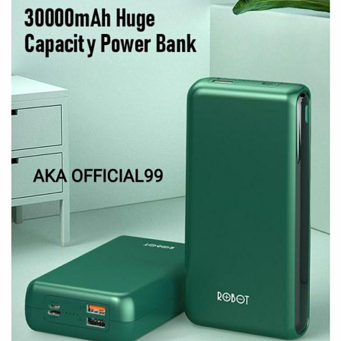 Jual Powerbank Robot Rt31 Powerbank Robot 30000Mah 18W 3 Output 3A Fast ...