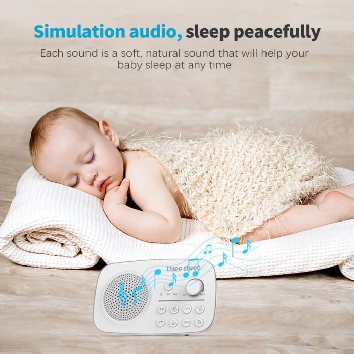 Jual Monitor Three Sheep Calming Sound White Noise Machine Sleep Baby ...