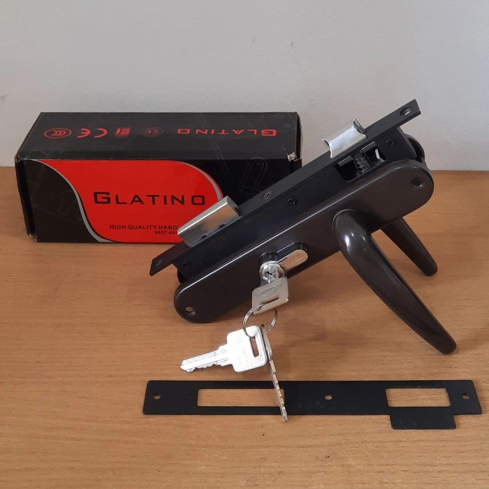 Jual Terlaris Gagang Kunci Expanda Glatino /Kunci Pintu Kawat Nyamuk ...