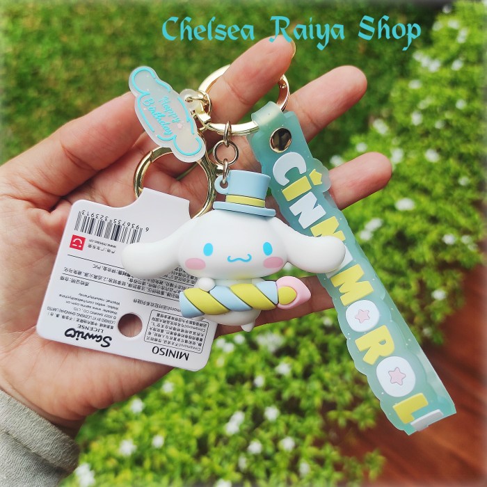 Jual Gantungan Tas Kunci Keychain Miniso X Sanrio Cinnamoroll Happybirthday Shopee Indonesia 0462