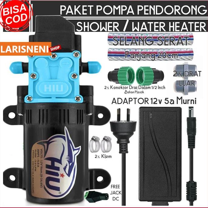 Jual Viral Paket Pompa Pendorong Pompa Hiu Sinleader Ori Otomatis Shower Water  Heater Pompa Dc 12V | Shopee Indonesia