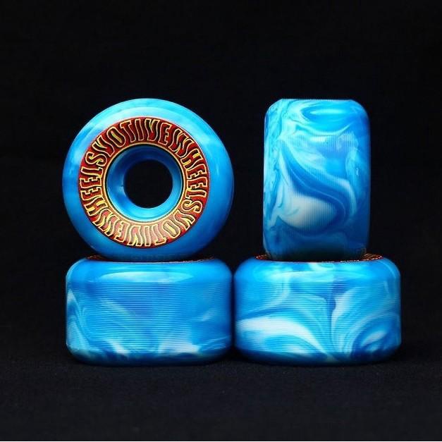 Ruote Welcome Team Orbs Poltergeists Blue Red Solid Core 53MM