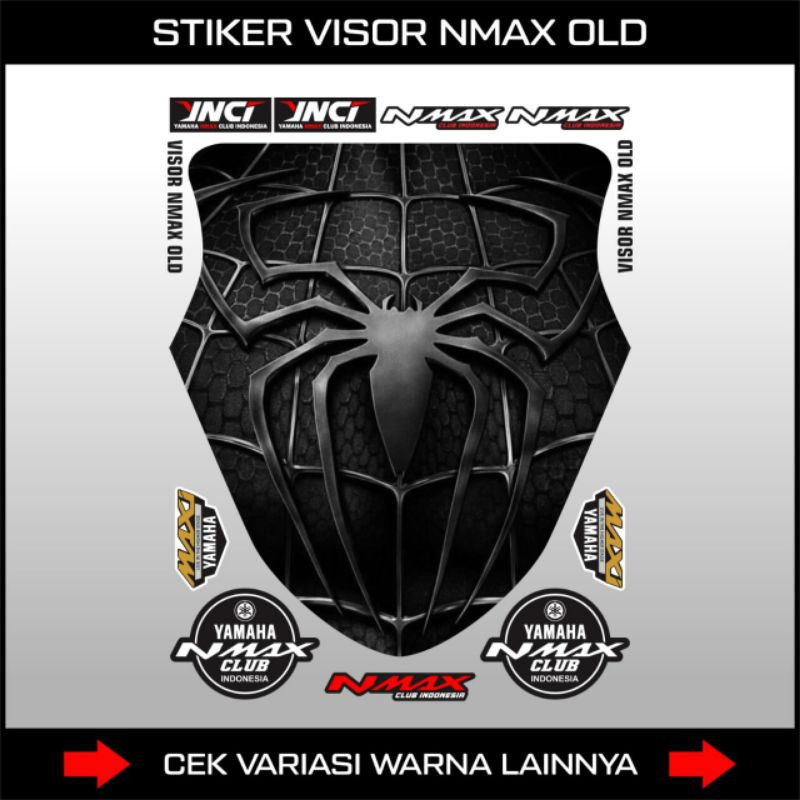 Jual Stiker Decal Visor Nmax Old Sticker Visor Yamaha Nmax Old Stiker Windsheld Nmax