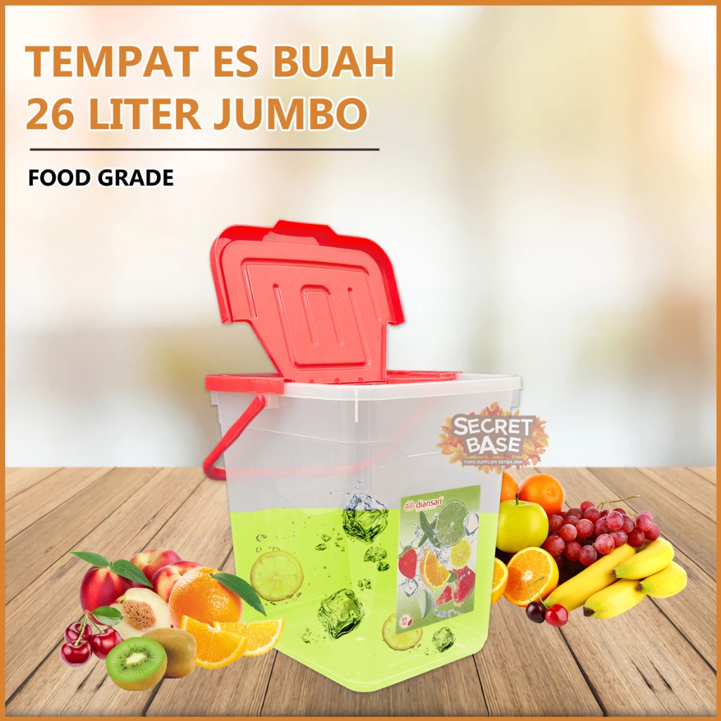 Jual TOPLES ES BUAH - BONUS GAYUNG / TEMPAT ES BUAH BESAR/ AQUARIUM ES ...