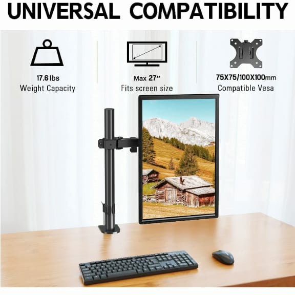 Jual Bracket Monitor Meja Inch Stand Jepit Shopee Indonesia