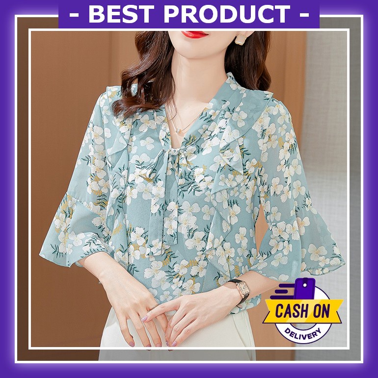 Jual Kemeja Bluse Trend Simpel Jumbo Blos Blose Remaja Kekinian Viral