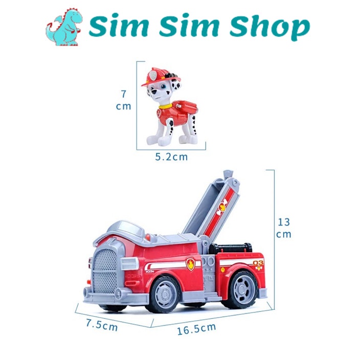 Jual Must Have Paw Patrol Marshall Fire Fighting Truck Truk Figure