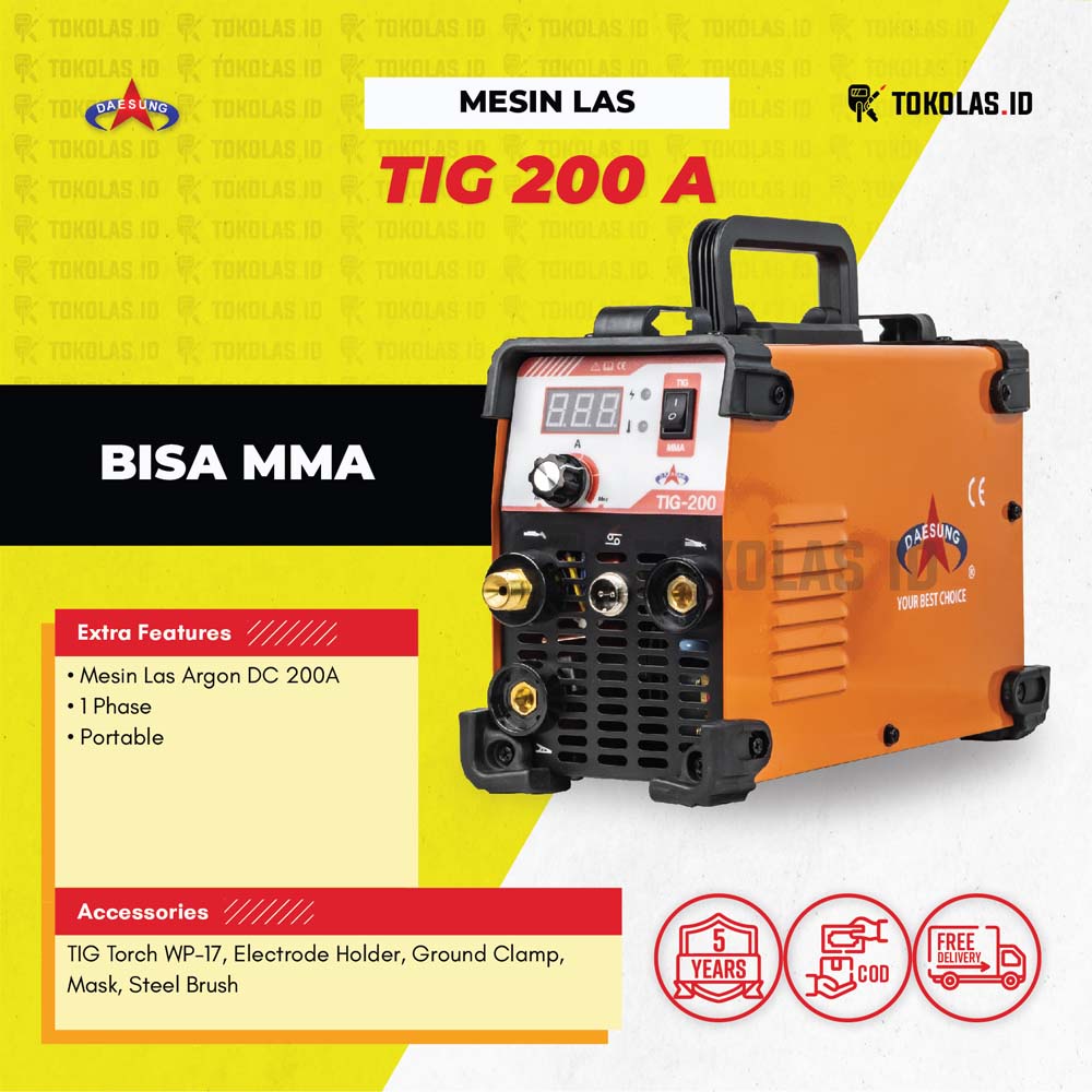 Jual Mesin Travo Trafo Las Argon Inverter Welding Daesung Tig A