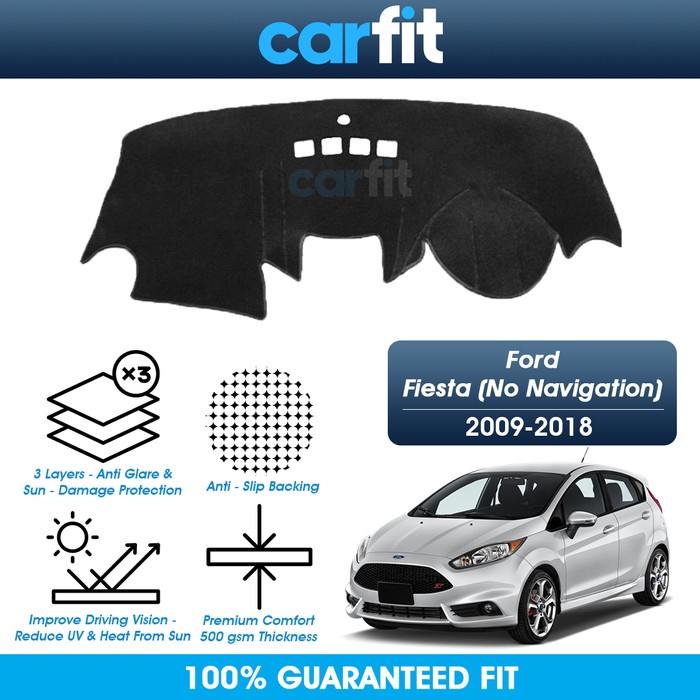Jual CARFIT Dashmat Ford Fiesta ST Dashboard Cover Karpet Dasbor 2009