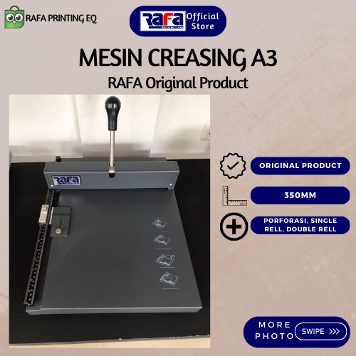 Jual Best Seller Mesin Creasing Manual A Rafa Perforasi Tekuk Lipat