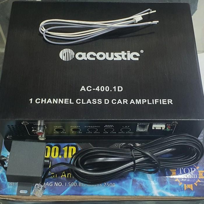 Jual Monoblock Acoustic Ac-400.1D 1 Channel Class D Car Amplifier ...