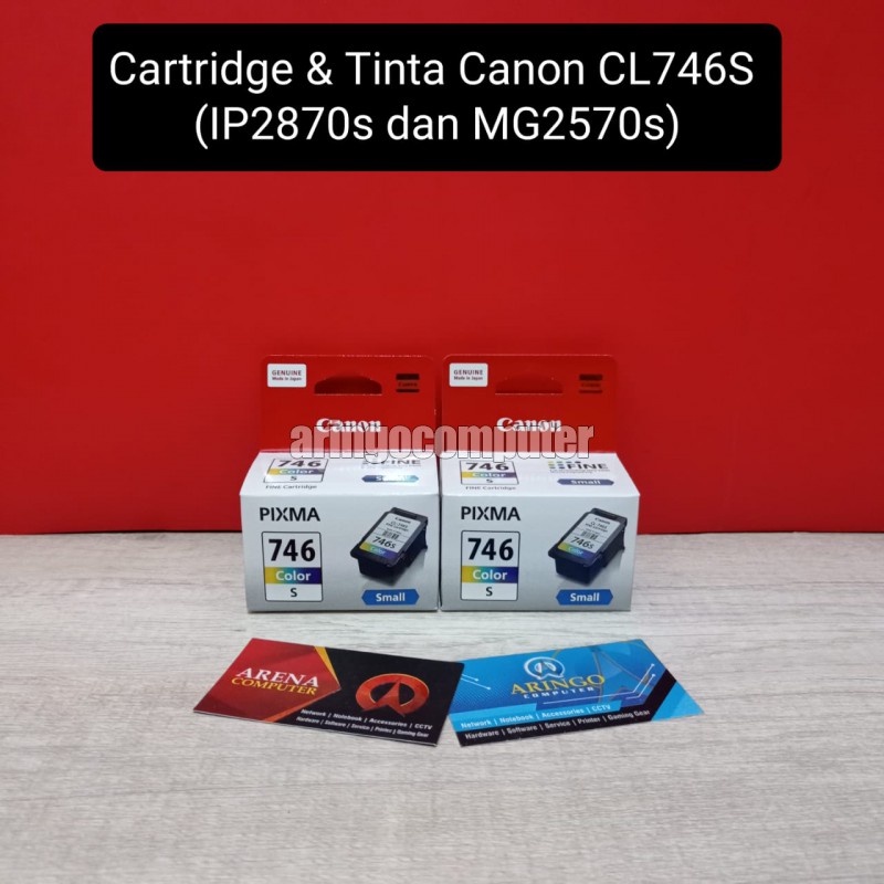 Jual Cartridge & Tinta Canon CL746S (IP2870s dan MG2570s) | Shopee ...