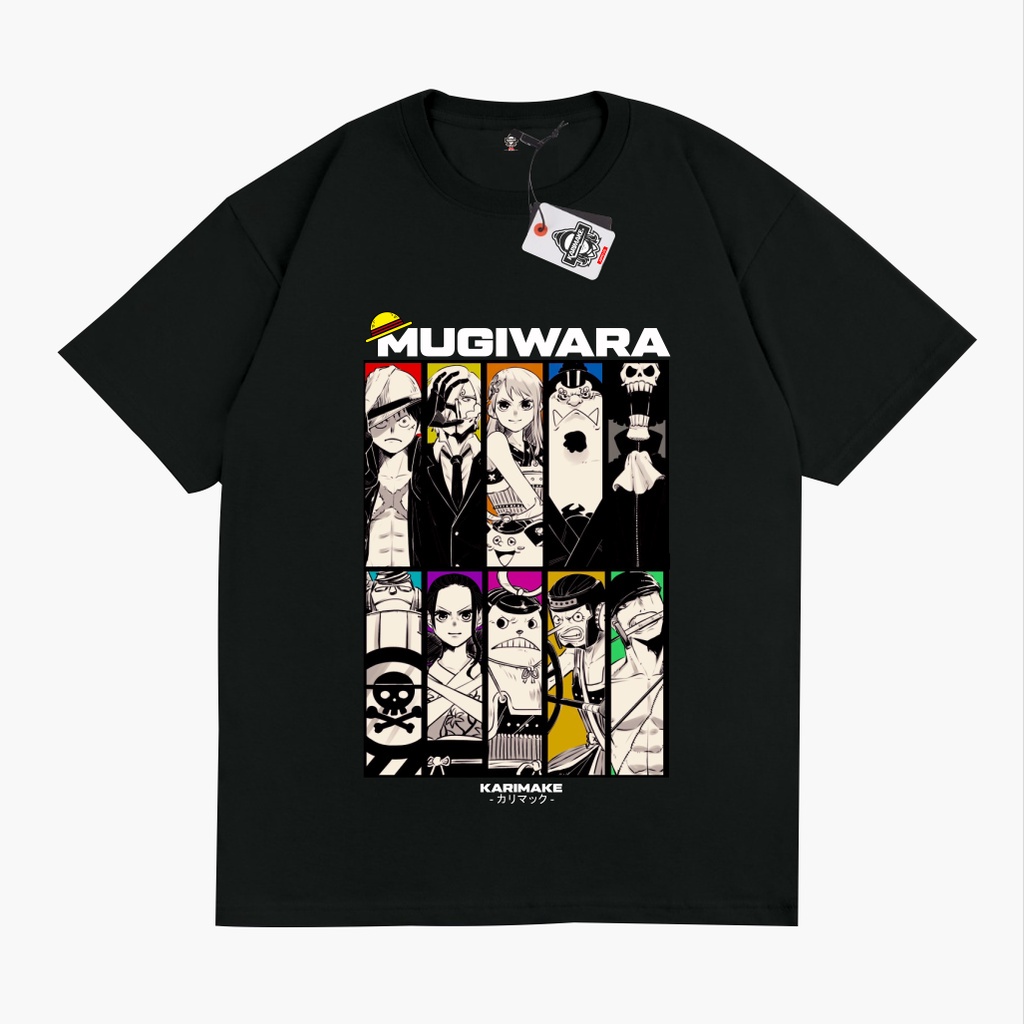 Jual KRMK Kaos Distro Unisex Gambar Anime ONE PIECE MUGIWARA CREW V3 T ...