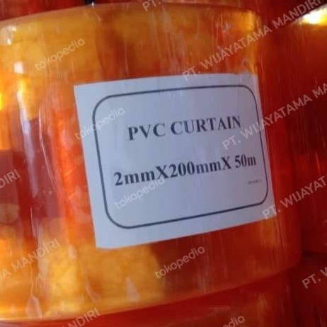 Jual Tirai PVC Kuning / PVC CURTAIN YELLOW ORANGE ROLL 2MM | Shopee ...
