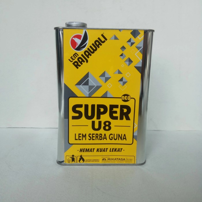Jual Aurealiamall Lem Rajawali Super U8 1 Galon Lem Kuning Tarik Isi 2. ...