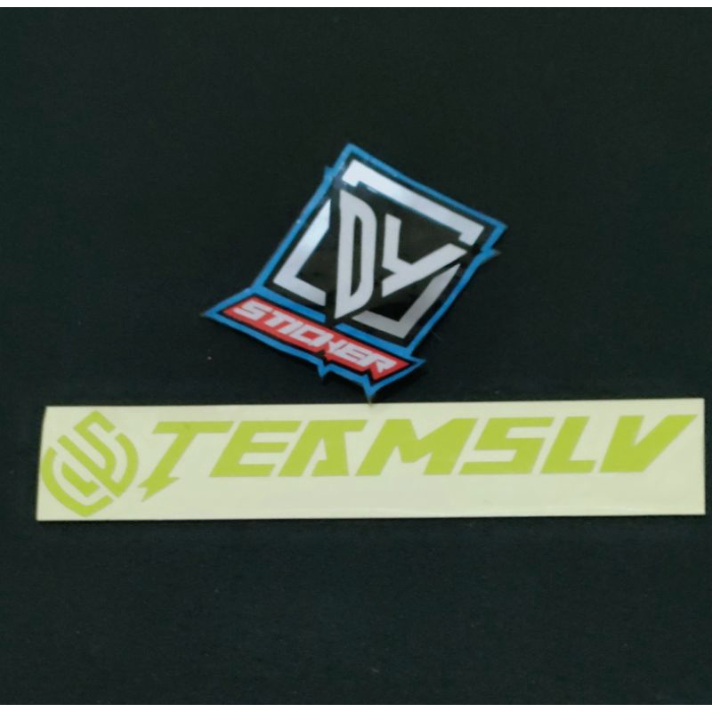 Jual STICKER TEAMSLV V2 CUTTING | Shopee Indonesia