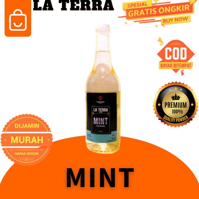 Jual SYRUP MINT LA TERRA MINUMAN KEKINIAN SIRUP RASA DAUN MINT BAHAN ...