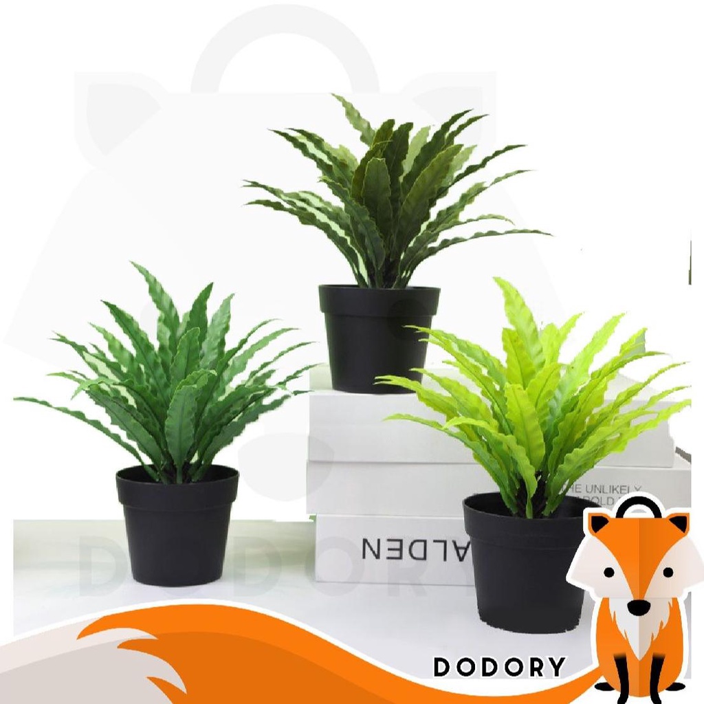 Jual Dodory Pt Pot Tanaman Hias Daun Pakis Plastik Ornamen Pot Bonsai Artificial Flower