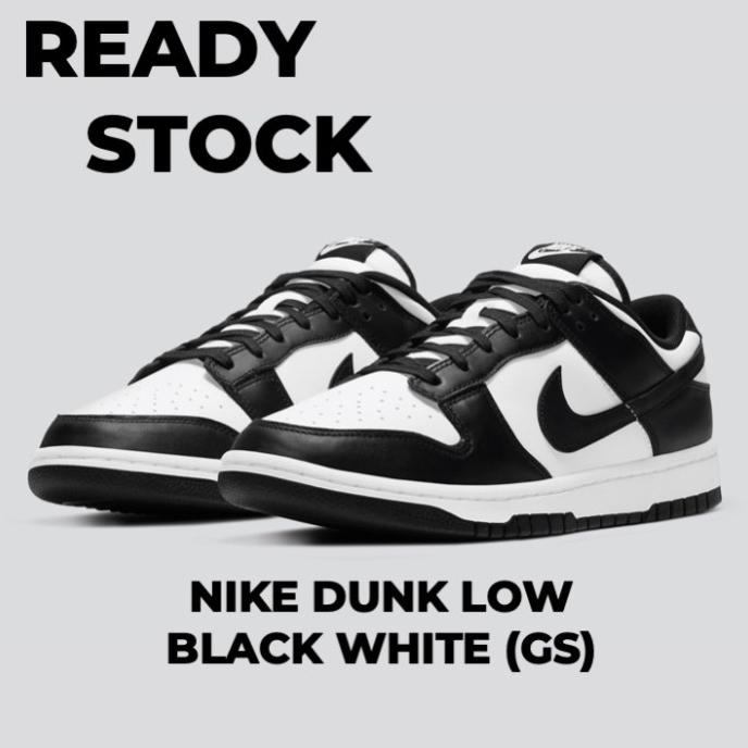 Jual Nike Dunk Low Black White Panda (GS) Shopee Indonesia