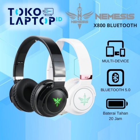 Jual Best NYK Nemesis X800 RGB Gaming Wireless Bluetooth Headset ...