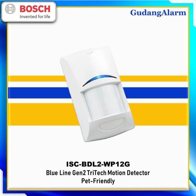 Jual PIR Blue Line TriTech Motion Detector Alarm BOSCH ISCBDL2WP12G