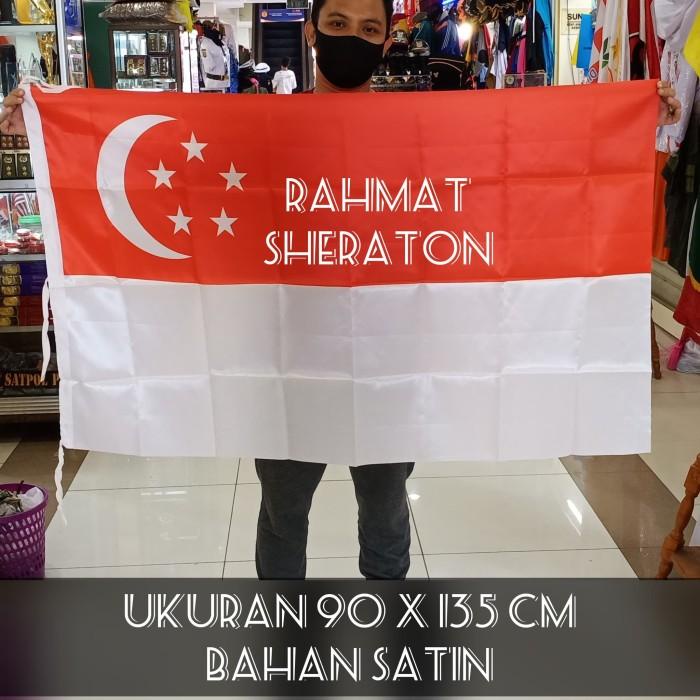 Jual Bendera Negara Singapura Bahan Satin Diprint Ukuran X Cm Shopee Indonesia