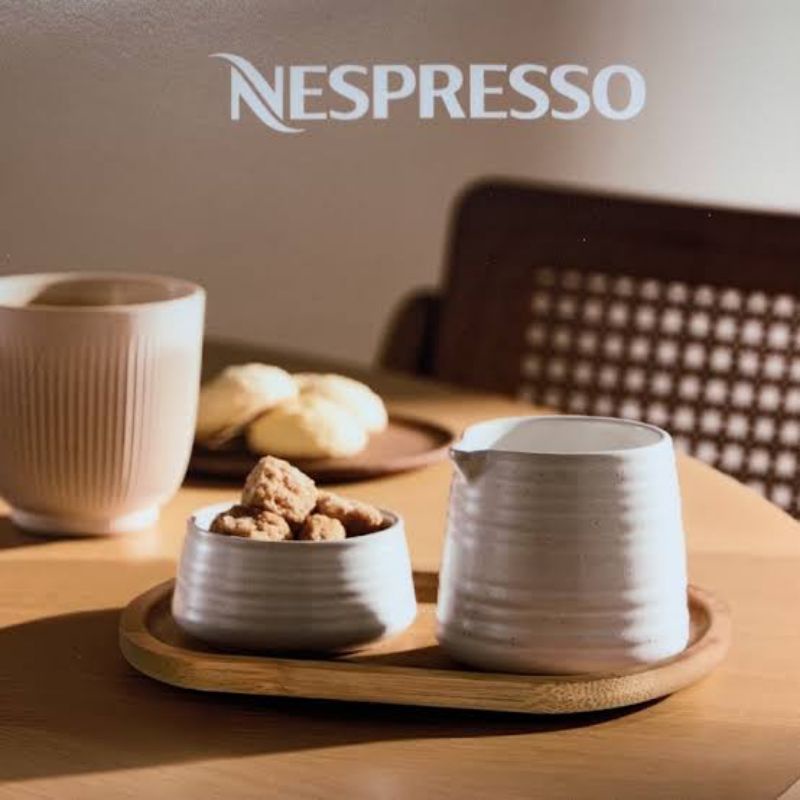 Jual Nespresso stoneware serving set original Shopee Indonesia