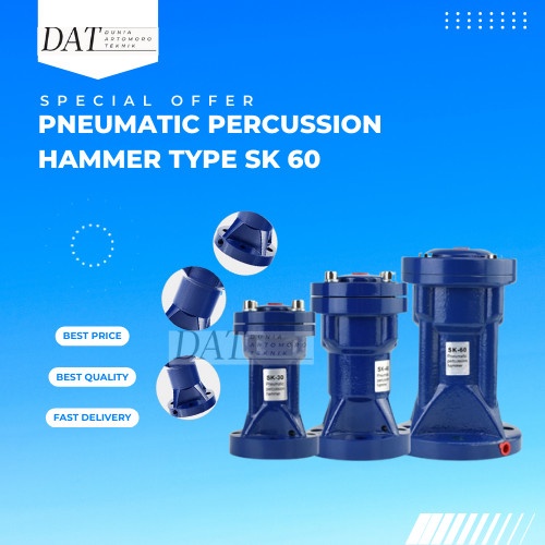 Jual SK 60 Pneumatic Knocker Percussion Hammer Vibrator Type SK-60 ...