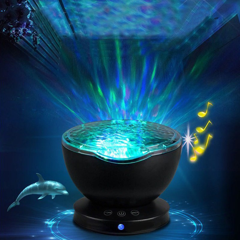 Jual Ocean Wave Projector Led Night Light Aid Sleeping Romantic ...