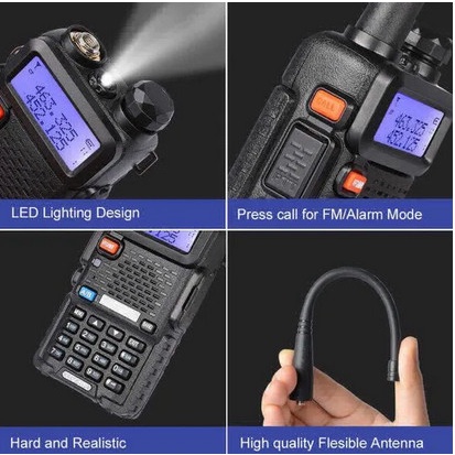 Jual Ht Uv-5R + Headset (5 Watt) | Shopee Indonesia