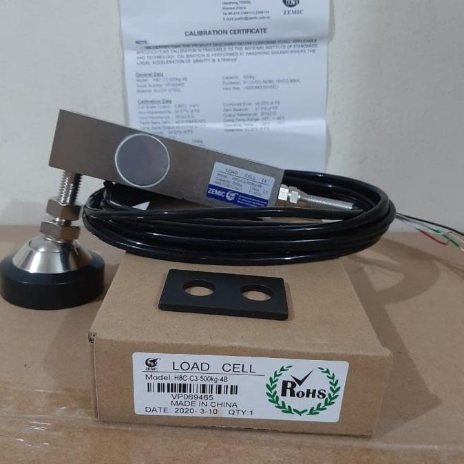 Jual Loadcell zemic H8C cap 2t / load cell zemic h8c-c3 shear beam 2ton ...