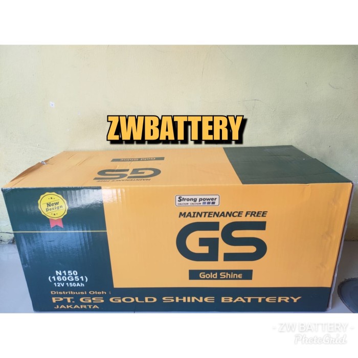 Jual Aki Genset Gs Mf N150 Aki Kering 12V 150Ah Terlaris!!! | Shopee