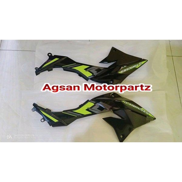 Jual Sayap Tangki Klx Dtracker New Hitam Striping Original Kawasaki Shopee Indonesia