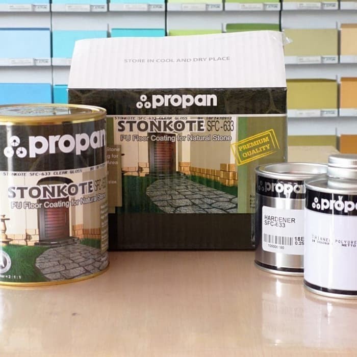 Jual Terbatas Cat Coating Batu Alam Propan Stonkote 2K Sfc-633 (Lantai