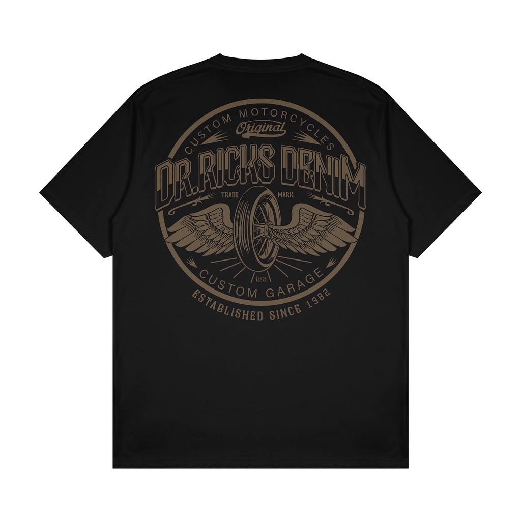 Jual DRX Black Regular TShirt Custom Garage Kaos Distro Shopee