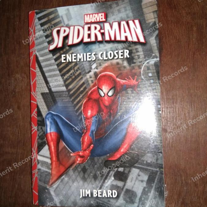 Jual SpiderMan Enemies Closer Marvel novel Jim Beard comic PS4