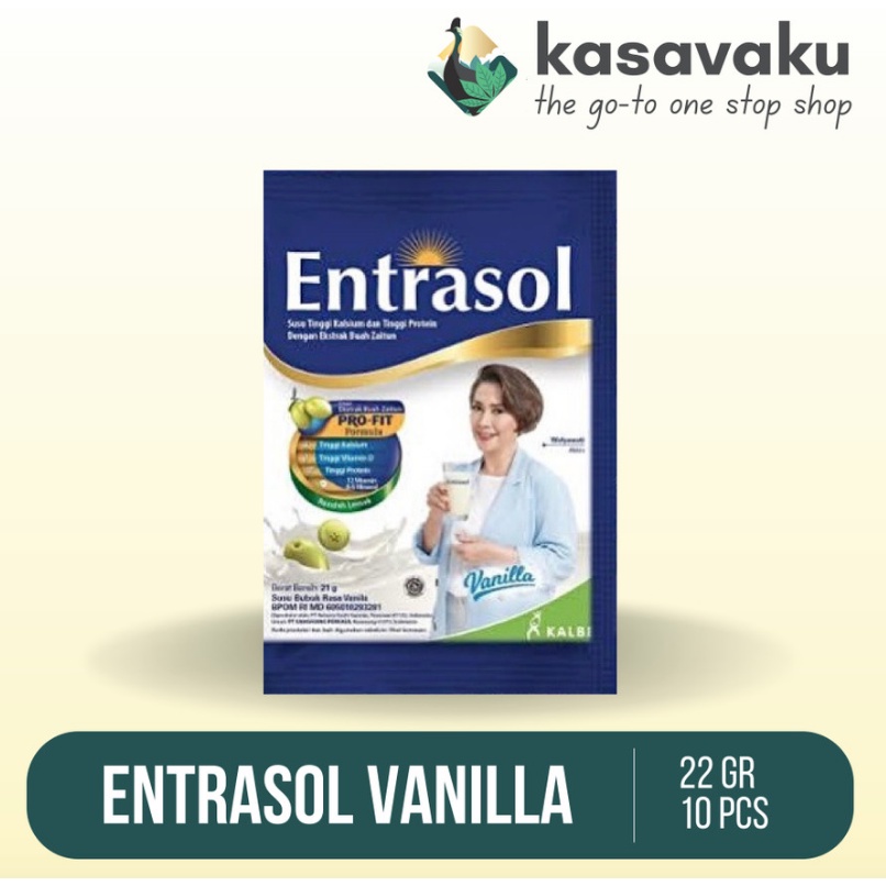 Jual Susu Entrasol Vanila Sachet (1 renceng isi 10 sachet) | Shopee ...