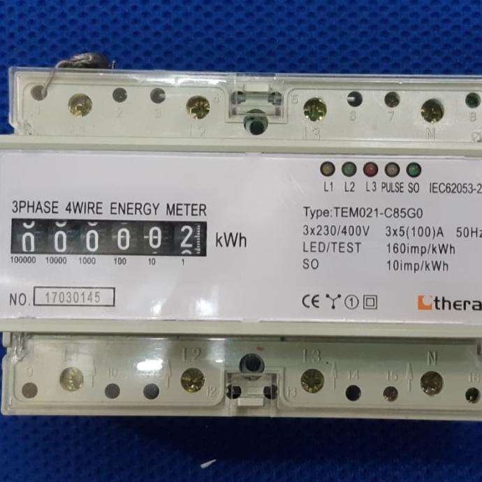 Jual KWH meter analog atau counter 3 phase 5100A merk Thera Shopee