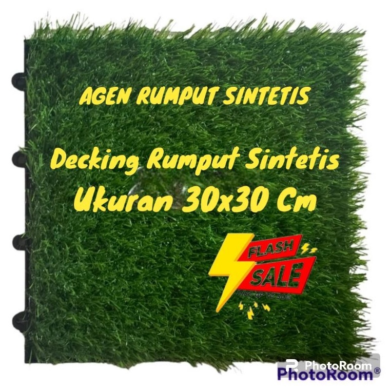 Jual Produk DECKING TILE LANTAI RUMPUT SINTETIS UKURAN 30X30 CM TIPE ...