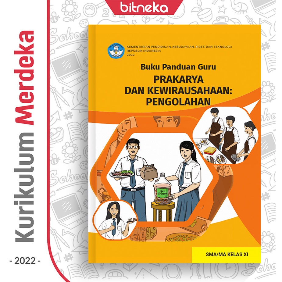 Jual Buku Panduan Guru PRAKARYA PENGOLAHAN Kelas 11 K-Merdeka Kurmer ...