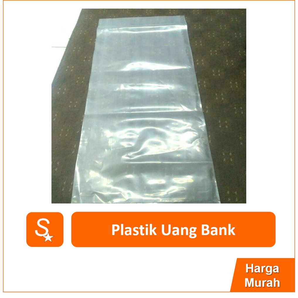 Jual Plastik Pembungkus Uang Bank Plastik Pe Uang 36x85 Per Kg