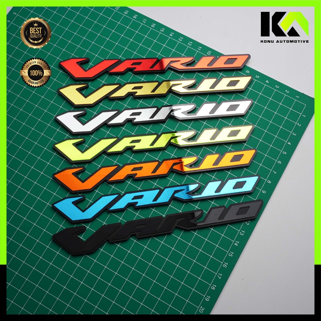 Jual Logo Emblem Vario 150 125 Timbul Emblem Stiker Setiker 3D List