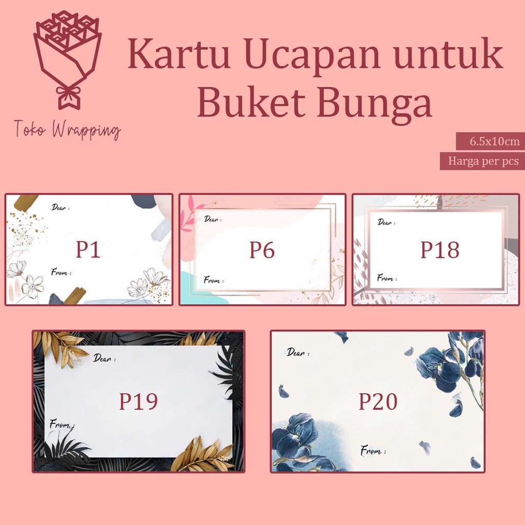 Jual Kartu Ucapan Buket Wisuda X Cm Greeting Gift Card Polos