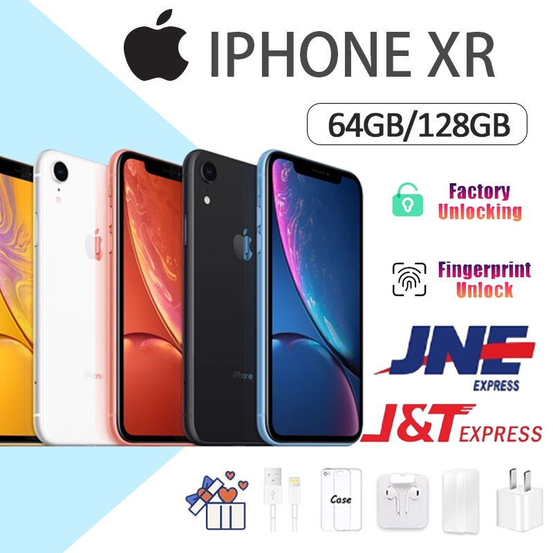 Jual IPHONE XR 128GB/64GB ORIGINAL MULUS GOOD CONDITIONS NO RECOND NO