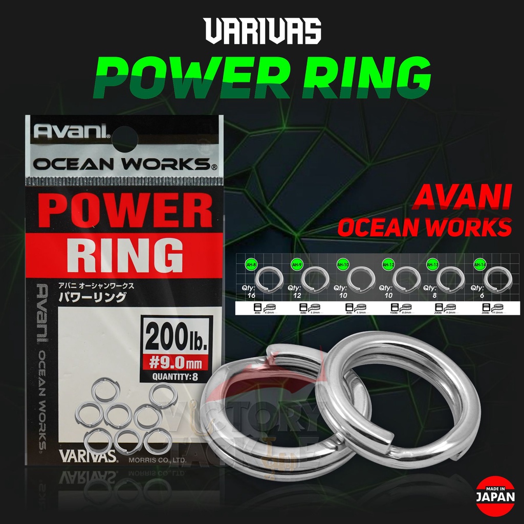 Jual RING PANCING SPLIT RING VARIVAS AVANI OCEAN WORKS POWER RING MADE ...