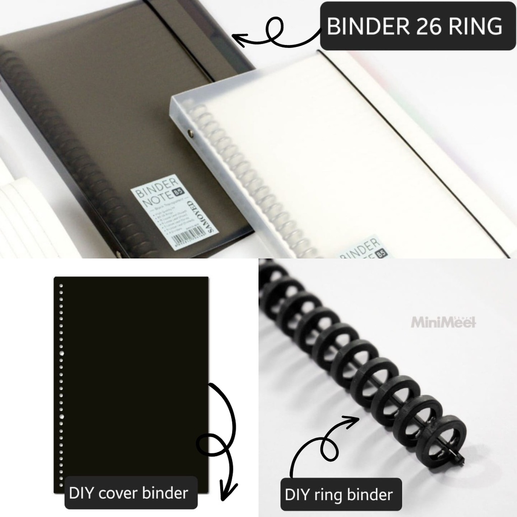 Jual Binder Note B5 - 26 Ring DIY Cover dan ring Binder | Shopee Indonesia