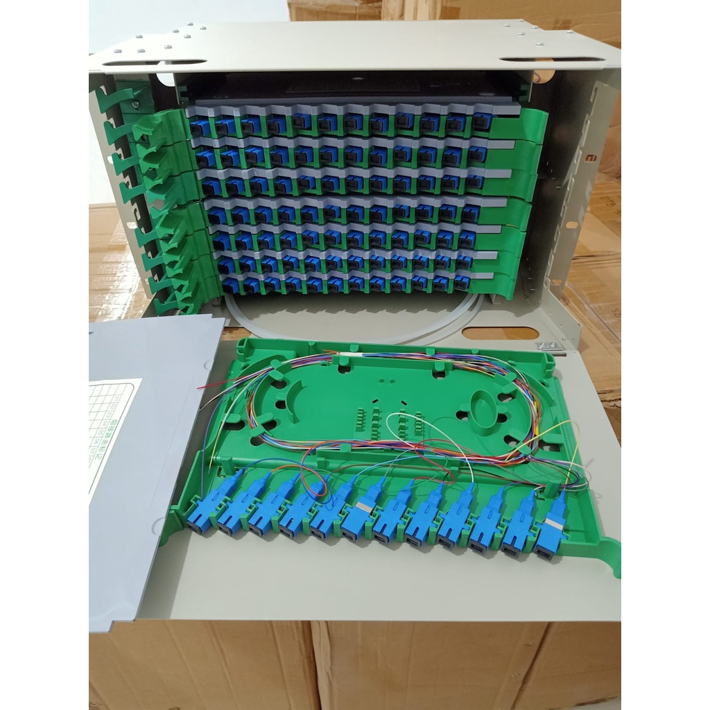 Jual OTB OPTICAL TERMINATION BOX SC 12/24/48/96 CORE LENGKAP | Shopee ...