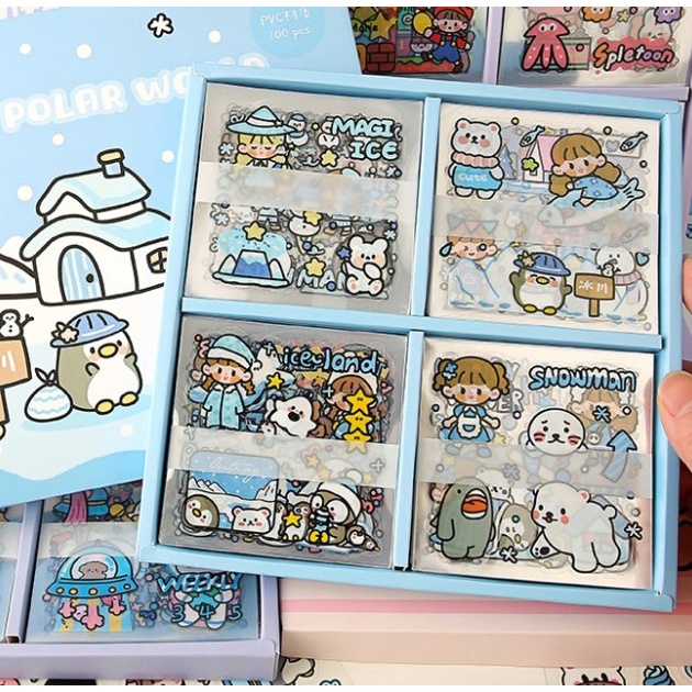 Jual Stiker Box 2D Tempel Lucu 1 Pak Isi 25 Lembar Anti Air | Shopee ...