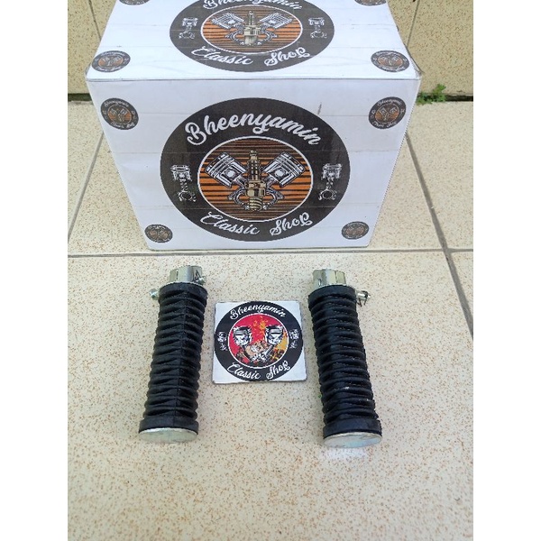 Honda C100 C102 C50 C70 C90 CM91 Footrest & Kick Starter Rubber Set By AM SUPERCUB